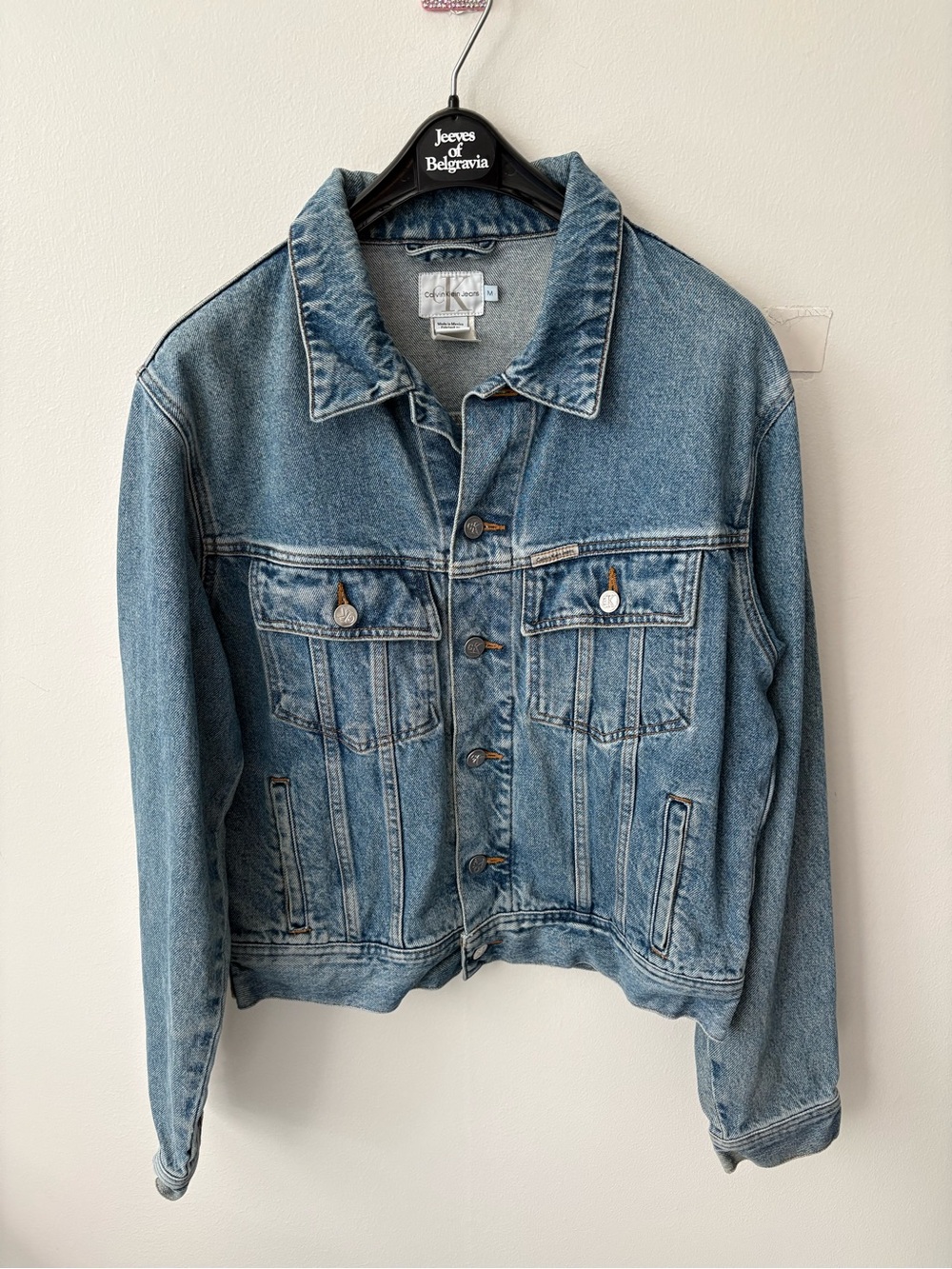 Calvin Klein Blue Denim Trucker Jacket - Women's Medium